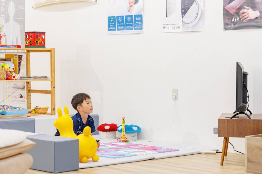眠りの専門店こころねのキッズコーナー